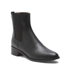 FLATTERED Black Made In Spain Leather Lucile Chelsea Boots